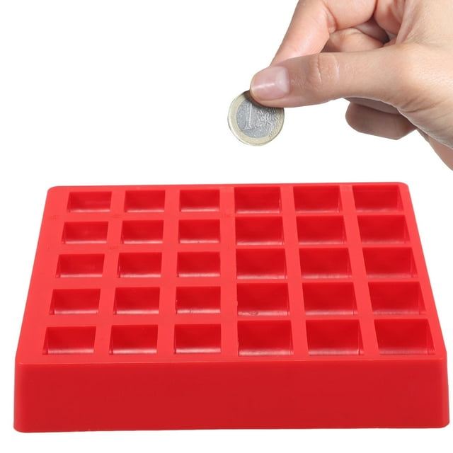 GOOHOCHY 2 Pcs Boîte de Tri de Pièces en Plastique Rouge avec Compartiments à Compartiments Multiples pour le Rangement des Pièces
