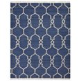 thumbnail image 2 of RUGSOTIC Carpets 4'x6' Rectangle Hand Woven Flat Weave Kilim Wool Handmade Blue White Contemporary Area Rugs for Living Room Bedroom D00129, 2 of 9