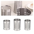 thumbnail image 3 of Bgsha Stainless Steel Utensil Holder Kitchen Utensil Cutlery Stand Rack Drainer, 3 of 7