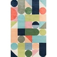 thumbnail image 2 of Momeni DELMADEL-8MTI3656 Tapis de Collection Novogratz Delmar, 3 Pi. 6 Po. x 5 Pi. 6 Po. - Multicolore, 2 of 10