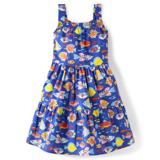 Vestido Gymboree sin mangas con mezcla de frutas para niños de 18 a 24 meses