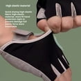thumbnail image 2 of Toudaret Sports Gloves Non-slip Outdoor Gloves 1 Pair Half Finger Workout Gloves with Fastener Tape Soft High Elastic Shock-absorbing Anti-slip Breathable, 2 of 8