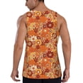 thumbnail image 3 of Haiem Hippie Flower Men Workout Tank Top Gym Bodybuilding Sleeveless Muscle T Shirts Athletic Tank Breathable Workout Shirt-4X-Large, 3 of 9