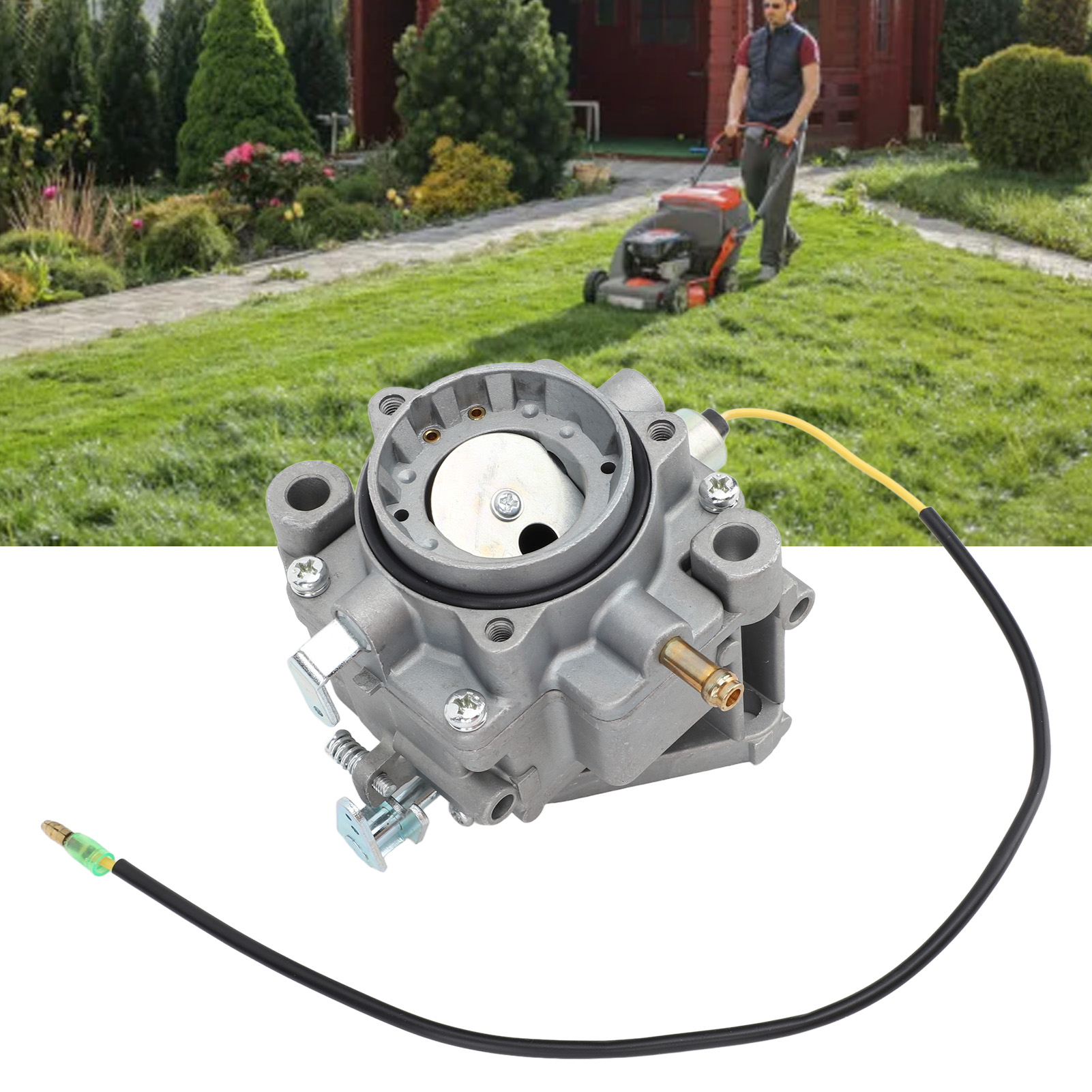 BIMZUC Carburetor Kit Assembly for John Deere 425 Kawasaki FD620D MIA11386 MIA12362 15004-0799 Lawn Mower Parts Aluminum Replacement