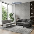 thumbnail image 2 of Set Sala Esquinera Modular Vince Gris Oxford + Sofá Cama Element Gris Claro Easy Living, 2 of 10