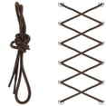 thumbnail image 3 of KAKOWELY 2Ud Cordones Elásticos Marrón Para Deportivos Y Zapatillas, 3 of 7