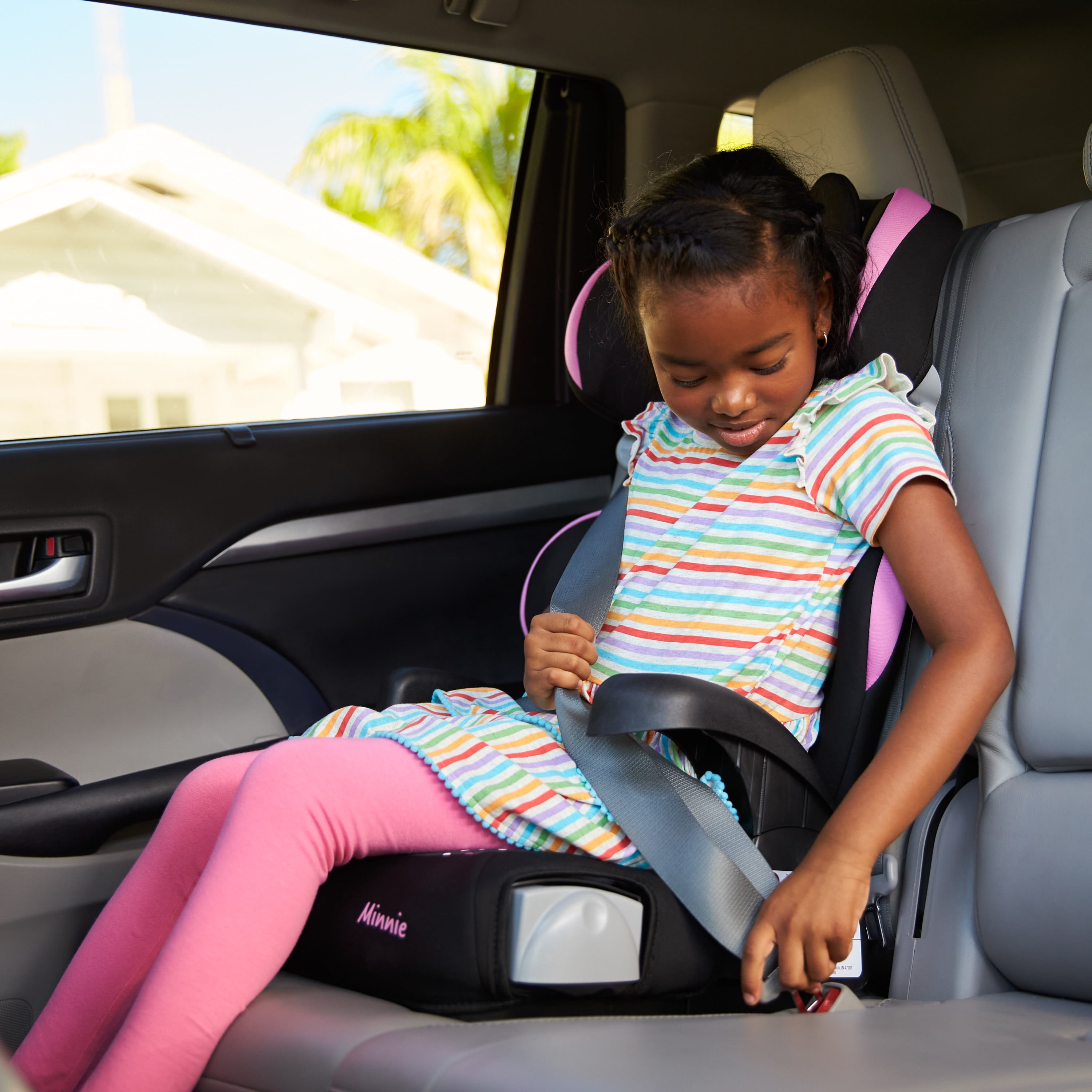 Disney Baby Pronto! Belt-Positioning Booster Car Seat, Modern Minnie