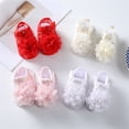 thumbnail image 6 of KelaJuan Baby Girl Summer Flower Sandals Toddler Infant Round Toe Soft Sole Crib Prewalker, 6 of 6