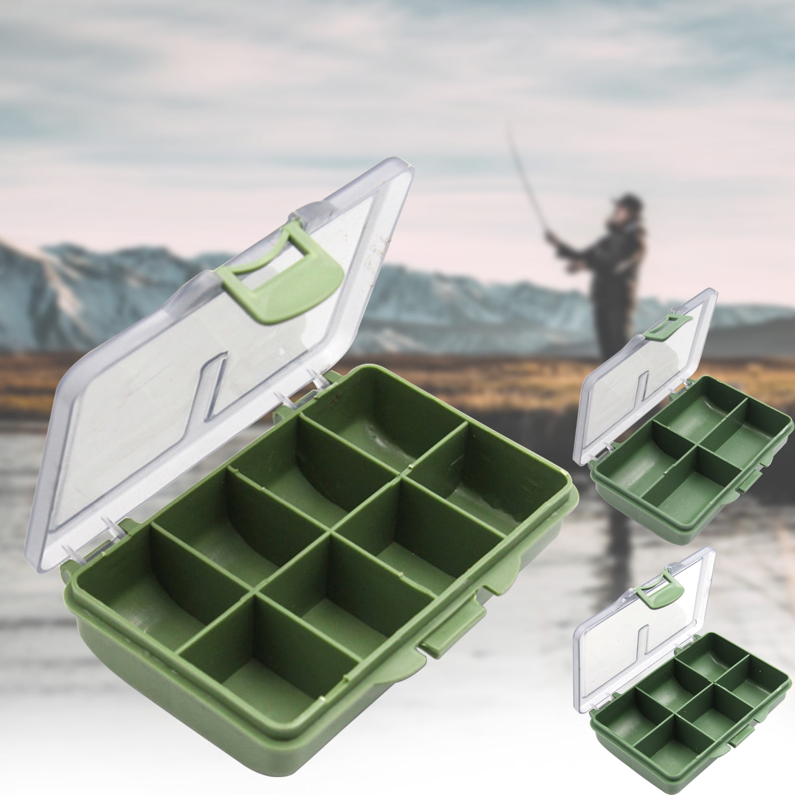 Multi-grids Waterproof Fishing Tackle Boxes Lure Bait Hook Storage Case