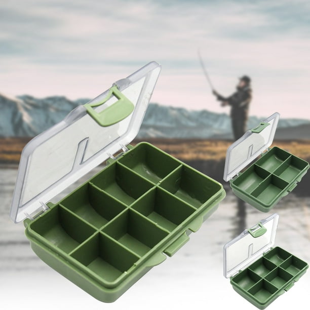 Fish Bait Storage Box, Multi-Grid PE Plastic Fish Hook Bait