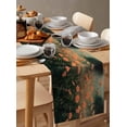 thumbnail image 3 of Red Spring Floral Burlap Cotton Table Runner 13x72 Inches Long, Modern Oil Painting Botanical Farmhouse Table Runners, Outdoor Dining Tablecloths Decor for Baby Shower/Party/Wedding, 3 of 6