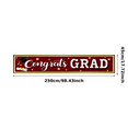 thumbnail image 2 of Polyester Graduation Banner Lightweight Celebration Backdrop for School Event Graduation Party Indoor Decoration, 2 of 6