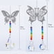 thumbnail image 2 of 2 piezas de prismas de bola de cristal con forma de mariposa para atrapar el sol, para candelabros, decoraciones de ventanas de jardín, 2 of 5
