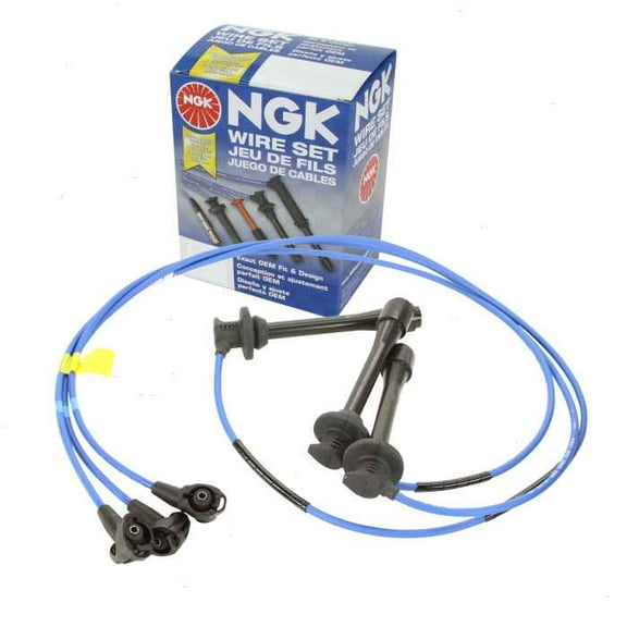 NGK Spark Plug Wire Set compatible with Toyota Tundra 3.4L V6 2000-2004