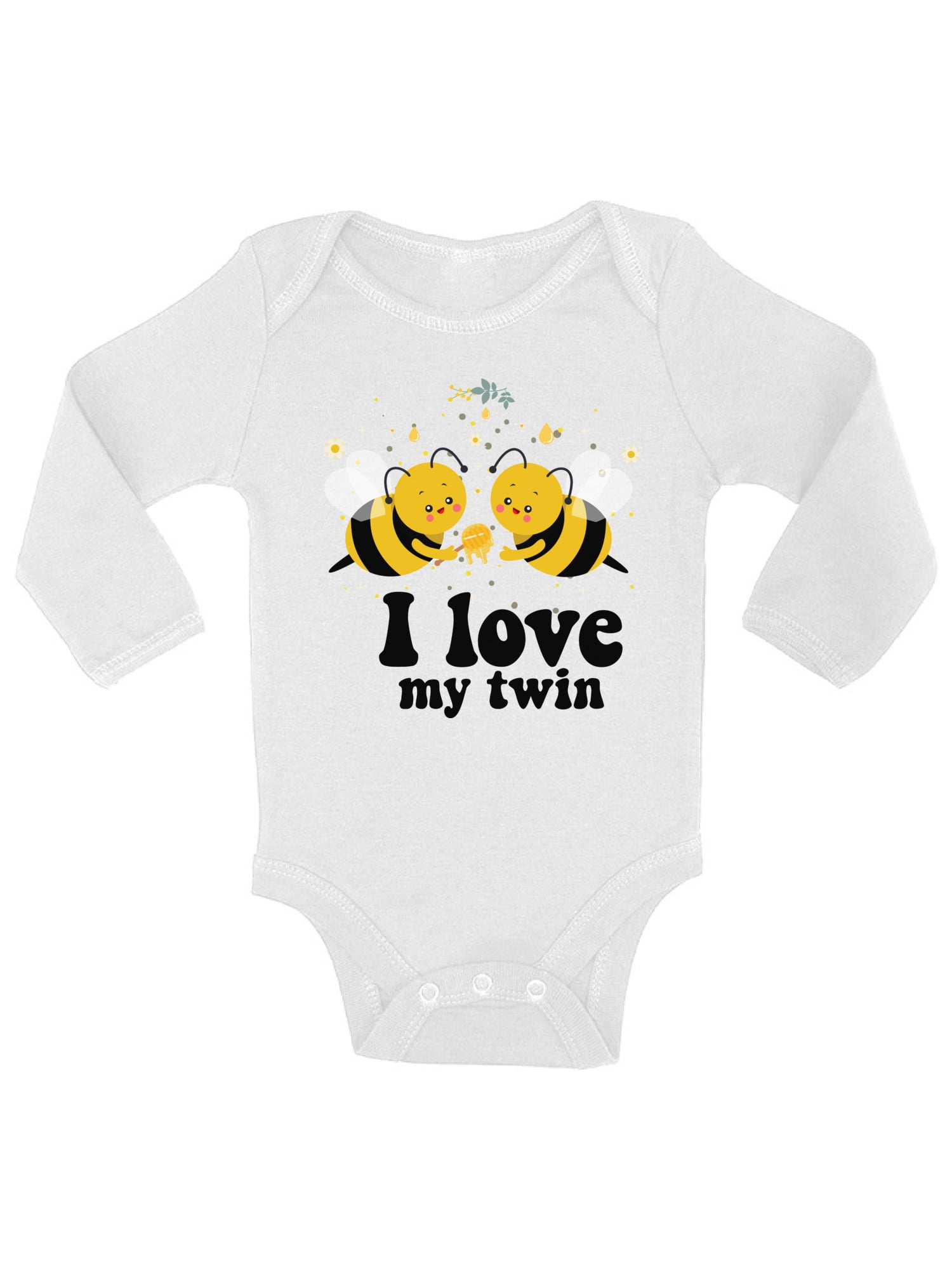 Ladies we have arrived Novelty Twins Baby Vests Babygrow Baby Twin Gifts Set