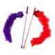 thumbnail image 1 of 2 Piezas Correa De Bola Interactiva Retráctil Divertido Animal Creativo Palo Y Tease Gato Púrpura Rojo Para Varitas Suministros Para Gatitos Juguetes Teaser Portátiles Palos Sincero Electrónica, 1 of 5