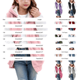 thumbnail image 3 of Goodw7 Girls Flannel Hooded Vest, Fleece Zip Up Sleeveless Waistcoat with Pockets, Soft Touch Warm Outerwear for Family Walks and Gatherings, 3 of 5