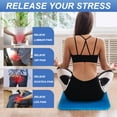 thumbnail image 3 of Gel Seat Cushion for Long Sitting - Extra Thick Soft Large Gel Cushion, Pressure Relief Cushion for Office Chair Gel Pad for Car, 3 of 7