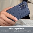 thumbnail image 4 of for Motorola Moto G73 Case for Man, Heavy Duty Shockproof Phone Case Support Wireless Charging Cover for Motorola Moto G73 HD Blue, 4 of 8