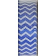 thumbnail image 3 of Offray Ribbon, Chevron Royal Blue 7/8 inch Single Face Satin Polyester Ribbon, 9 feet, 3 of 8