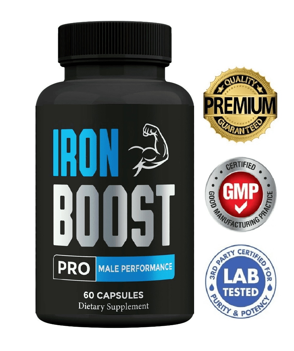 Iron Boost Pro High Performance Supplement, IronBoost (3 Bottle Pack)