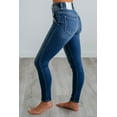 thumbnail image 2 of Women's Scout High Rise Skinny Jeans, Dark Wash, Sizes 0 to 4XL, 2 of 5