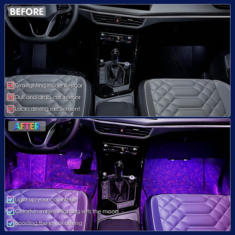 Universal Car Interior LED Atmosphere | Ambient Light 64 Colors 18 In 1 – LED Lights | Car LED | Brightest LED For Car | LED Lighting | Best Car Led Headlights - Foto 4