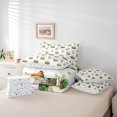 thumbnail image 6 of Homewish Tropical Monstera Leaf Zoo Animal Giraffe Twin Comforter Sheet Set,Reversible Microfiber Boys Girls Bedding,7-Piece, 6 of 8