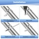 thumbnail image 4 of Uxcell 3-Pack Abrazaderas de Conducto, 3" Abrazadera de Tubería Rígida de Acero Inoxidable 304 M76 para Fontanería, 4 of 7