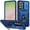 Blue, variant on Mynvo for Samsung Galaxy A27 5G Case, PC TPU Cover with Sliding Camera Protector, 360° Ring Kickstand, Magnetic Car Mount Compatible