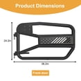 thumbnail image 2 of Tube Doors Tubular Half Doors with Side View Mirror Compatible with 2018-2024 Jeep Wrangler JL 2 Doors, 2 of 12