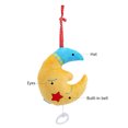 thumbnail image 3 of Juguete de Peluche Musical ANGGREK Suave con Forma de Luna para Colgar Color Amarillo 22 cm, 3 of 7