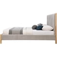 thumbnail image 3 of Pemberly Row Mid-Century Soft Gray Fabric Full Bed - 61"W x 82"D x 47"H, 3 of 8