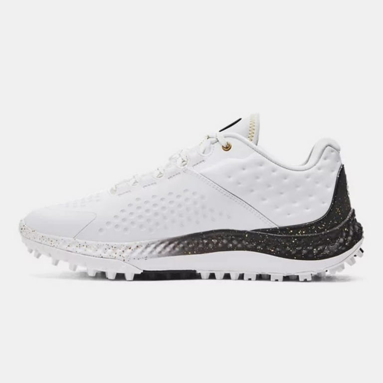 NEW Mens Under Armour Curry Golf Shoes White/Black Size M