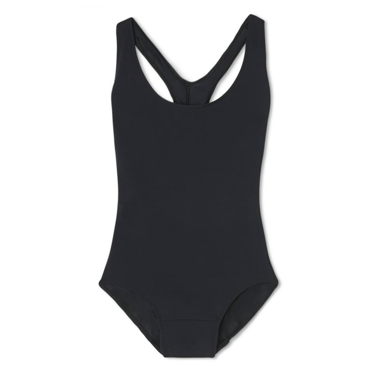 Ruby Love Women's Period Swimwear Racerback in Black Sea, size Large/XL 