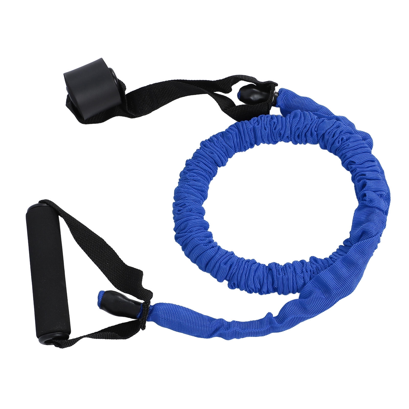 Resistance Tube Band, High Strength Protective Sleeve, Non Slip Foam Handles for Arm Muscle Training, Door Anchor Exercises, Oxford Cloth Material, Elasticated Tube, Foam,