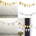 thumbnail image 2 of Metallic Bunting Birthday Party Decoration Birthday Photography Accessories for Adult Teen Kids Birthday Celebration, 2 of 12