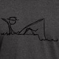 thumbnail image 3 of CafePress - Fishing Stick T Shirt - Men's Classic Graphic Cotton T-Shirt, 3 of 4