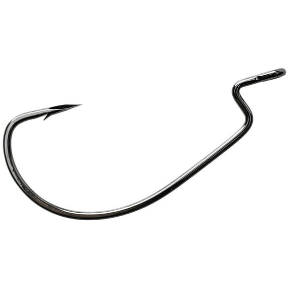 Eagle Claw Trokar Magworm Hook #7/0 Platinum Black 4PK