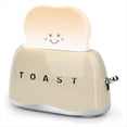 thumbnail image 1 of Lámpara Tostadora de Decoración Retro, Decoración de Escritorio con Forma de Tostadora Retro, Regalos para Adolescentes, Preadolescentes, Mujeres, Amarillo, 1 of 5