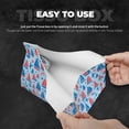 thumbnail image 3 of Xecao Sailboats On A Waves Print Tissue Box Cover,Modern PVC Leather Square Tissue Box Holder for Creative Decorative, 3 of 7