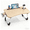 natural, variant on Foldable Bed Desk, Portable Laptop Table with Cup Holder & Tablet Slot, No Assembly, Lightweight Lap Desk for Bed, Sofa, Couch, Work & Study
