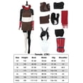 thumbnail image 3 of Disfraz de fantasía de Izutsumi Dungeon Meshi para mujer adulta, ropa, top, falda, peluca, trajes, traje de carnaval de Halloween, 3 of 5