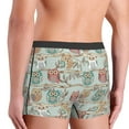 thumbnail image 6 of Salouo Cute Owl Print Men's Boxer Briefs,Breathable Underwear Elastic Waistband Briefs for Men -Large, 6 of 8