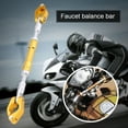 thumbnail image 2 of Manillar de equilibrio universal ajustable de aleación de aluminio para motocicleta, color dorado, 2 of 9