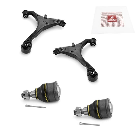 Metrix Premium Chassis Parts - 4 PC Front Lower Control Arm Front Lower Ball Joint Kit Fits 01-05 Acura EL 01-05 Honda Civic
