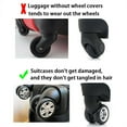 thumbnail image 6 of 4pcs Prevent Damage to Your Luggage Wheels Silicone Protectors Reliable Suitcases Cover, 6 of 20