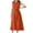 Orange, variant on YanHoo Women's Tank Dresses Linen Sleeveless Crew Neck Tie Waist Midi Dress Summer Casual Solid Dress
