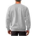 thumbnail image 6 of Maean Men Crewneck Sweatshirts Athletic Workout Sweat Shirt Casual Loose Long Sleeve Pullover Tops for Mens, 6 of 6