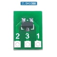 thumbnail image 5 of 100PCS SOT23 SOT23-3 Turn SIP3 Double-Side SMD Turn to DIP Adapter, 5 of 5